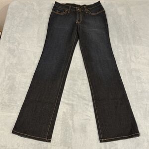 VTG 7 For All Mankind Flare Jeans 27x30 Low Rise Cowgirl Rodeo Wide Bootcut 67